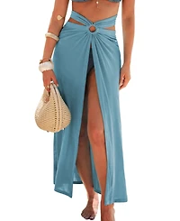 Cupshe Women's Mermaid Aura Blue Multiway Cover-Up Sarong