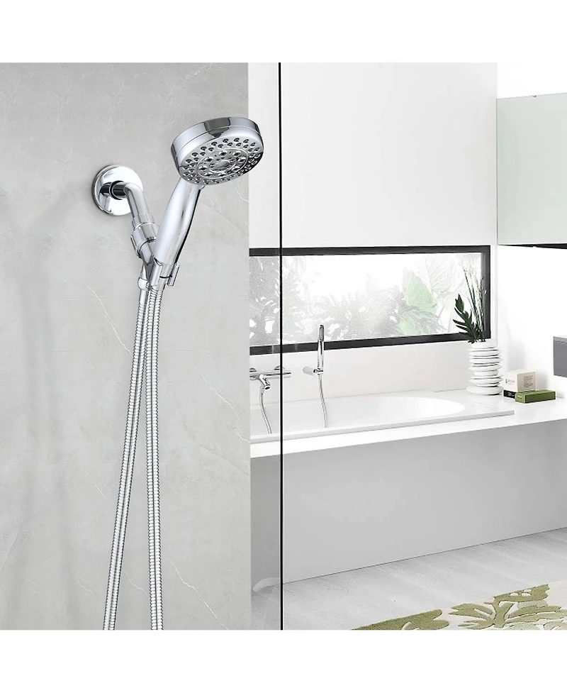 Rainsken Shower Head with Handheld High Pressure, 5 Mode Adjustable