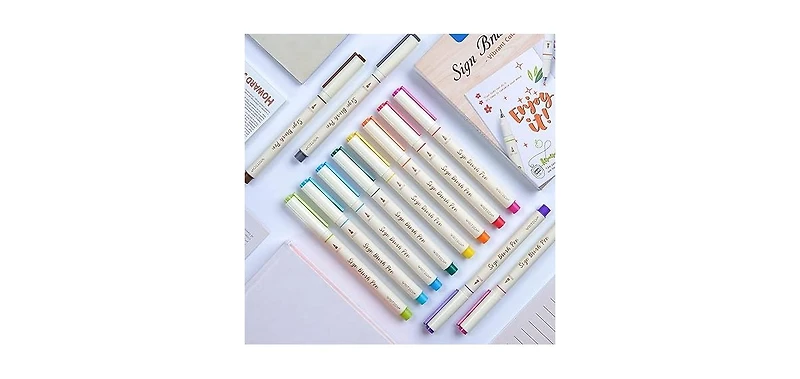 Writech Vibrant Sign Brush Set 12CT