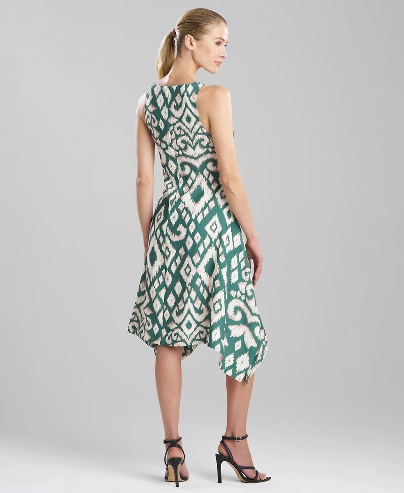 Natori Women's Printed Asymmetrical Midi Dress