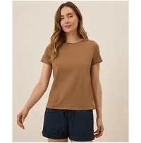 Pact Women's Organic Cotton Softspun Crew Neck Tee