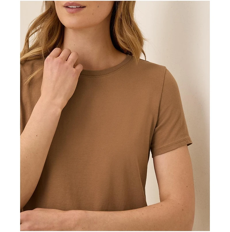 Pact Women's Organic Cotton Softspun Crew Neck Tee