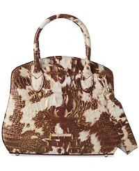 Brahmin Rosetta Melbourne Leather Satchel
