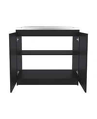 Bickleton Utility Sink Cabinet, 2 Doors, Shelves