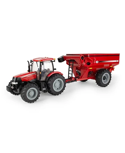 Ertl Big Farm 1/16 Case Ih Puma 215 Tractor with J&M Grain Cart Wagon