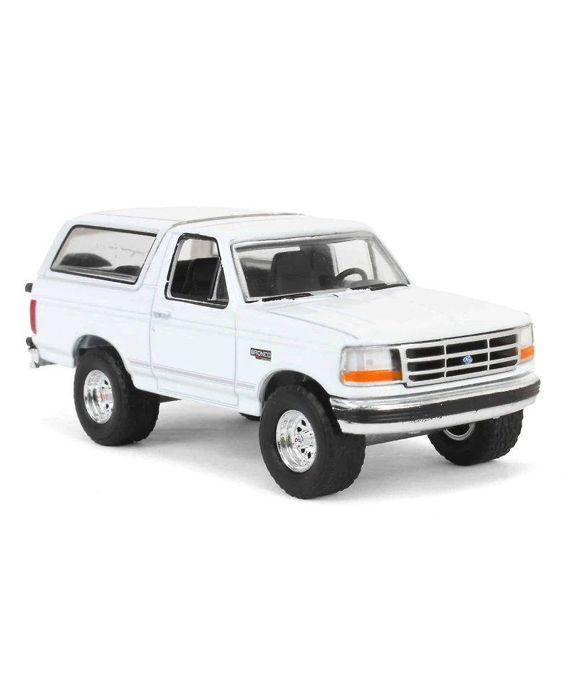 1/64 1993 Bronco Xlt, Oxford White, Hobby Exclusive Greenlight