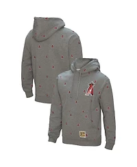Mitchell & Ness Men's Gray Los Angeles Angels Repeat Pullover Hoodie