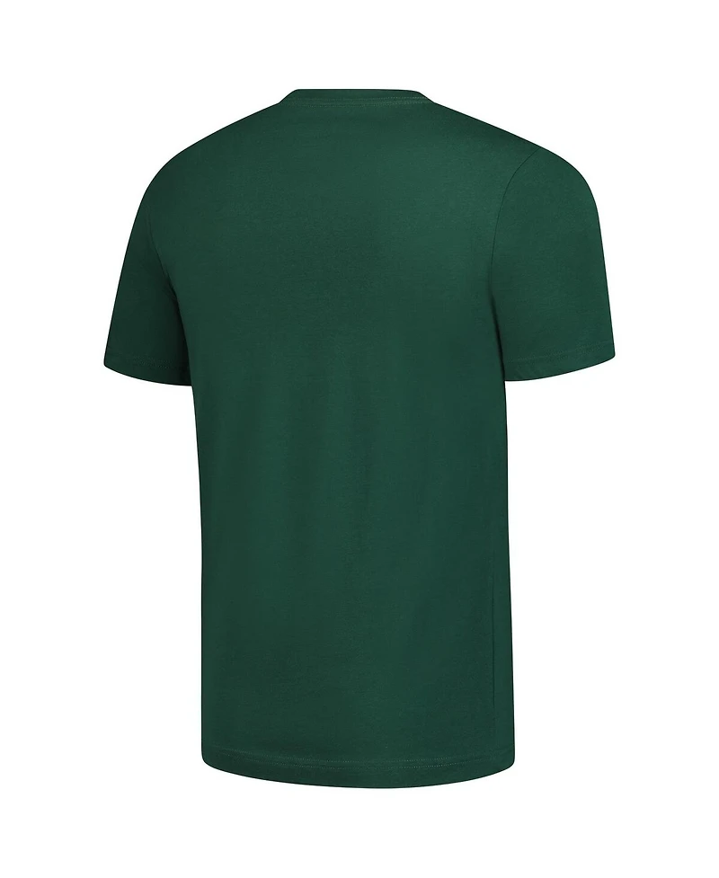 Fanatics Men's Hunter Green Milwaukee Bucks Location Just Net T-Shirt