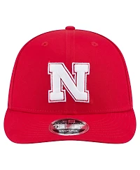 New Era Men's Scarlet Nebraska Huskers Low Profile 9FIFTY Snapback Hat