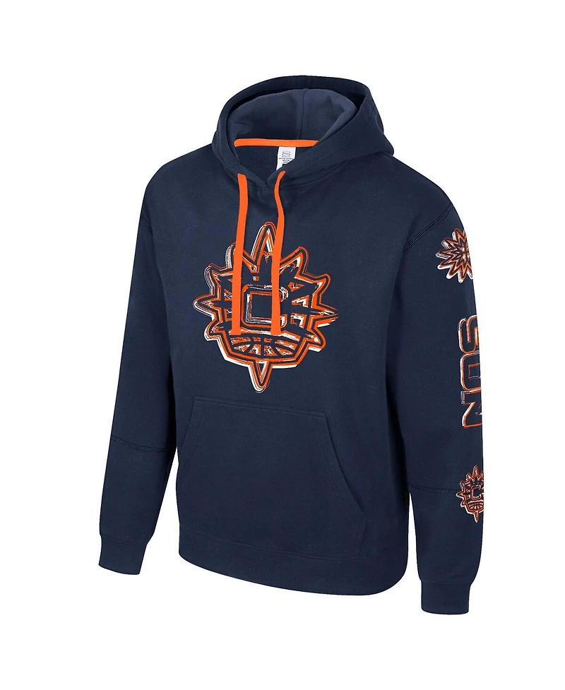 Stadium Essentials Men's and Women's Navy Connecticut Sun Elementized Pullover Hoodie