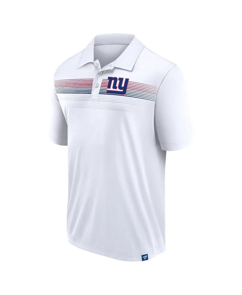 Fanatics Men's White New York Giants Big Tall Sublimated Polo Shirt