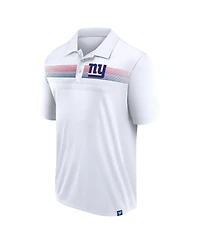 Fanatics Men's White New York Giants Big Tall Sublimated Polo Shirt