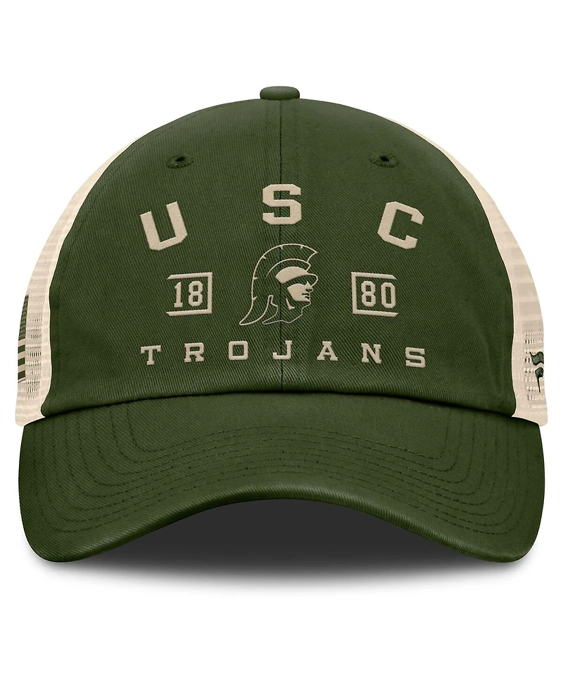 Fanatics Men's Olive Usc Trojans Oht Military Appreciation Frontier Trucker Adjustable Hat