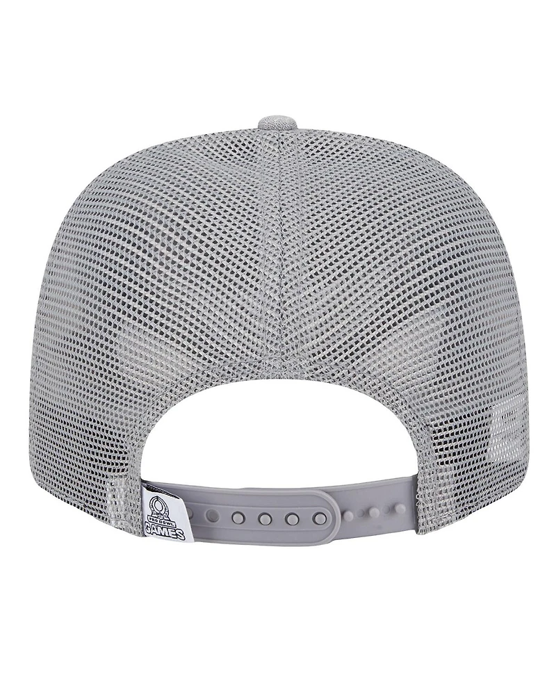 New Era Men's Gray Las Vegas Raiders 2025 Pro Bowl 9SEVENTY Stretch-Snap Hat