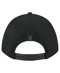 New Era Men's Black Miami Heat Game Day Flag A-Frame 9FORTY Adjustable Hat