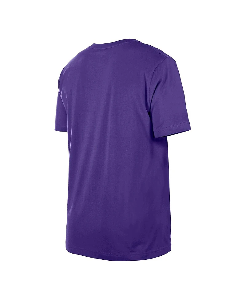 New Era Men's Purple Phoenix Suns Distressed Throwback Vintage Color Pack T-Shirt