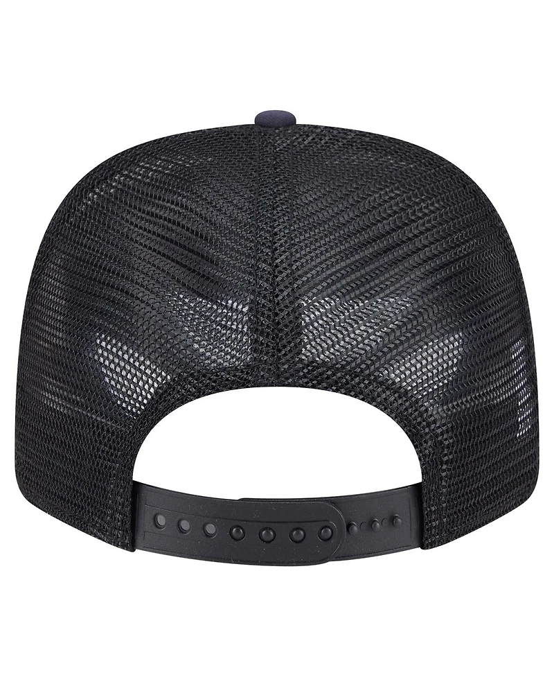 New Era Men's Navy/Black Denver Broncos Adventure Drinks Pattern 9SEVENTY Stretch-Snap Hat