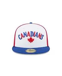 New Era Men's White Vancouver Canadians Theme Nights 59FIFTY Fitted Hat