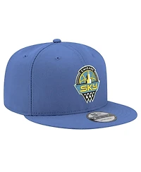 New Era Men's and Women's Sky Blue Chicago Sky Logo 9FIFTY Snapback Hat