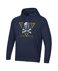 Under Armour Men's Navy Midshipmen Jolly Rogers Rival Fleece Pullover Hoodie