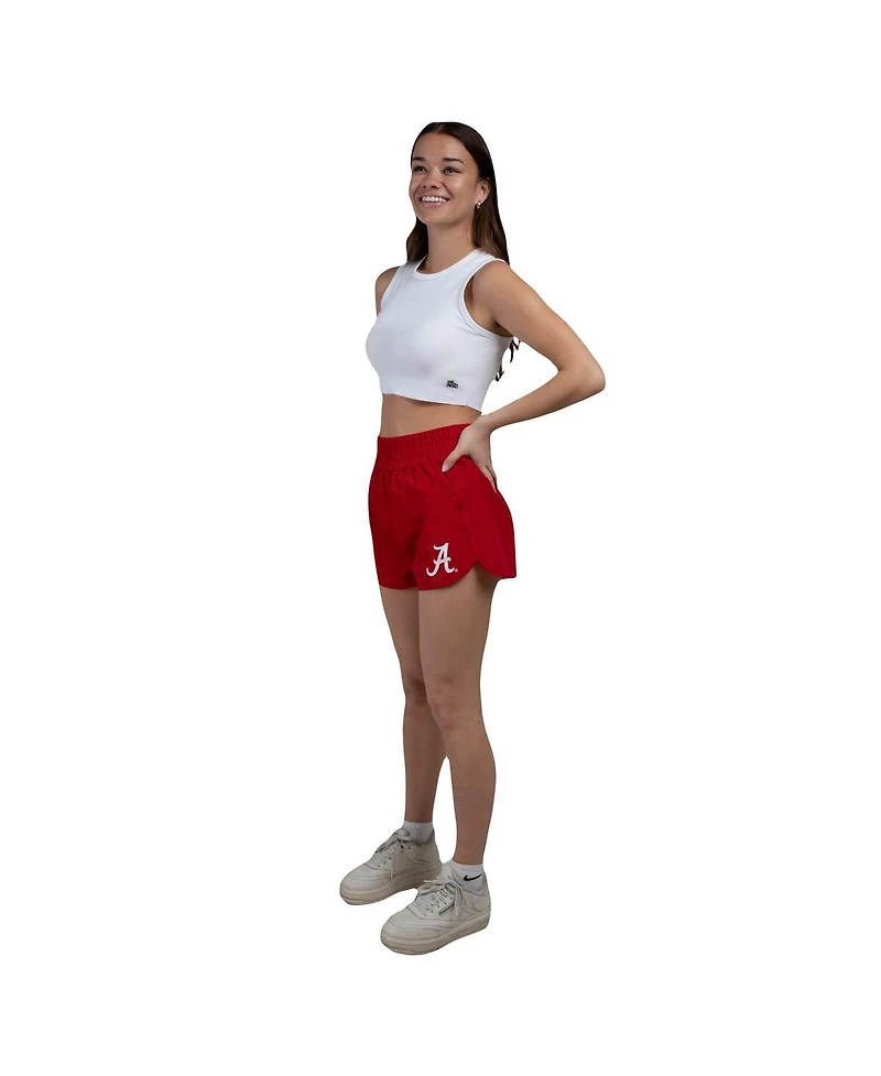 Hype and Vice Women's Crimson Alabama Tide Boxer Shorts