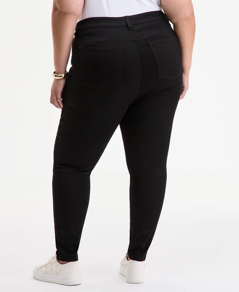 On 34th Trendy Plus High-Rise Skinny Ankle Jeans, Exclusively at Macy's
