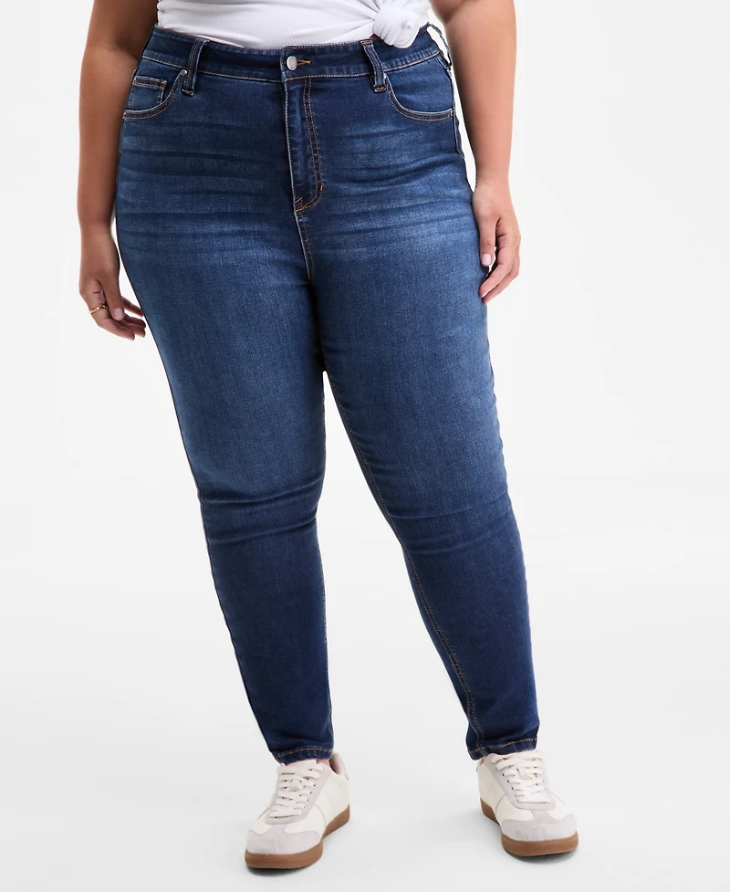 On 34th Trendy Plus High-Rise Skinny Ankle Jeans, Exclusively at Macy's
