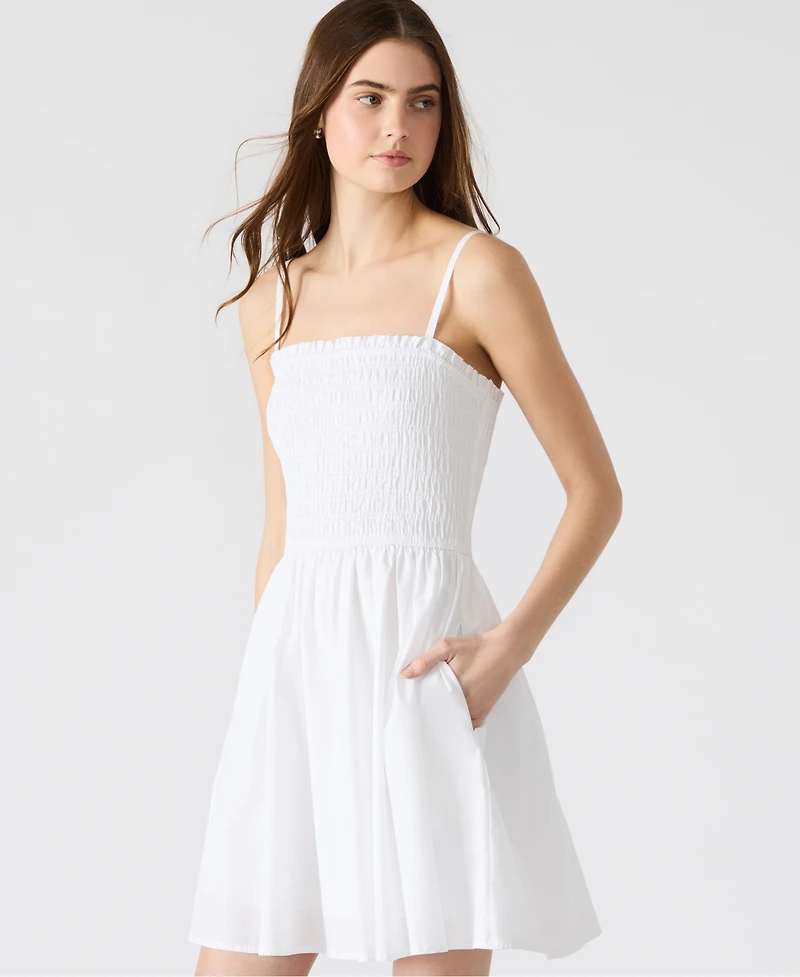 Steve Madden Women's Smocked Fit & Flare Lotty Dress