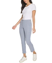 Nautica Jeans Women's Montauk Chino Mid-Rise Straight-Leg Pants