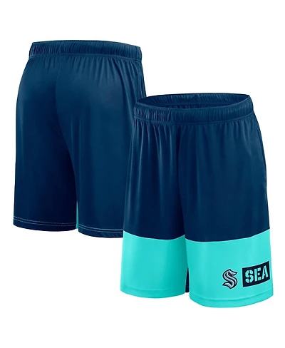 Logo Athletic Men's Navy Seattle Kraken Best of the Shorts