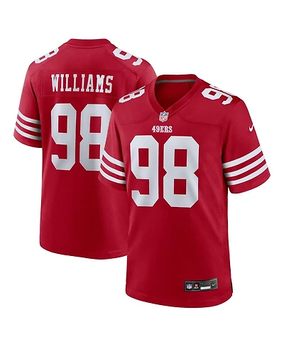 Nike Men's Mykel Williams Scarlet San Francisco 49ers 2025 Nfl Draft First Round Pick Game Jersey
