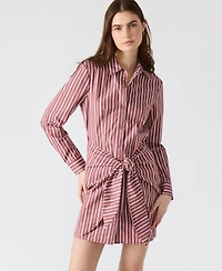 Steve Madden Women's Cotton Button-Front Shirtdress