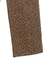 Rare Editions Big Girls 2-Piece T-Shirt and Leopard Twill Pants Set