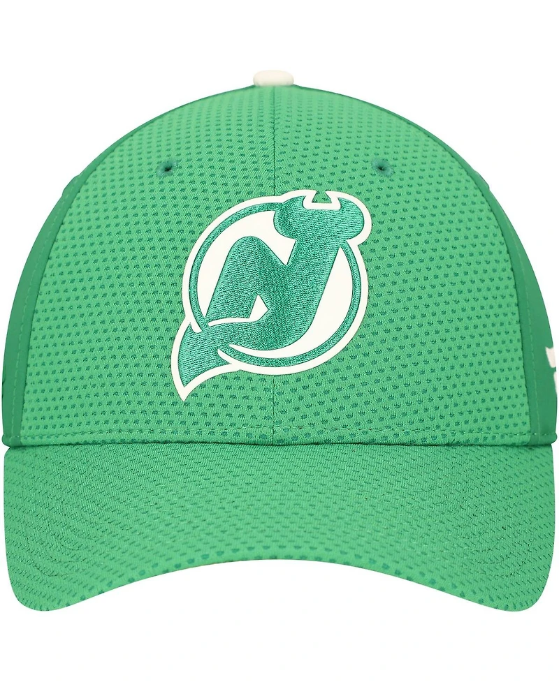 Fanatics Men's Kelly Green New Jersey Devils Authentic Pro St. Patrick's Day Flex Hat
