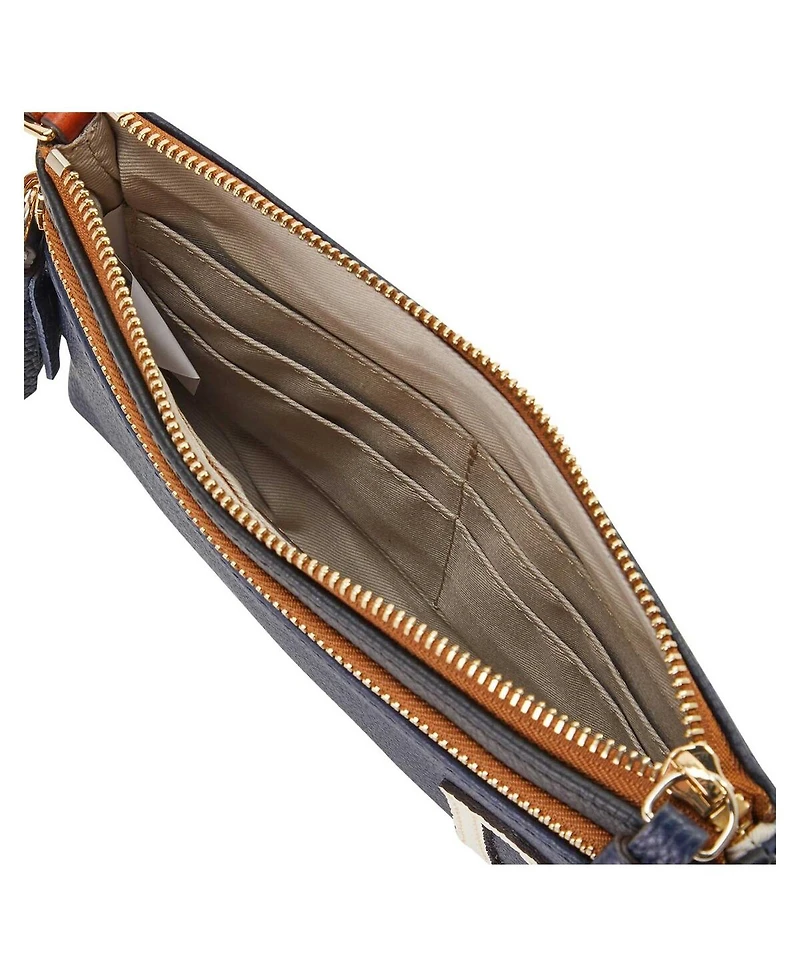 Dooney & Bourke Cleveland Guardians Infield Double-Zip Wristlet