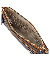 Dooney & Bourke Cleveland Guardians Infield Double-Zip Wristlet