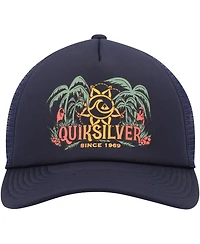 Quiksilver Men's Navy Happy Hour Trucker Snapback Hat
