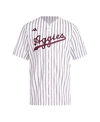 Adidas Men's White Texas A&M Aggies Replica Baseball Jersey