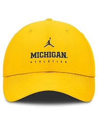 Jordan Men's Maize Michigan Wolverines Club Performance Adjustable Hat