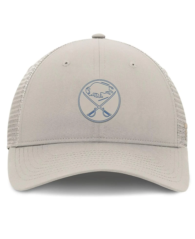 Fanatics Women's Tan Buffalo Sabres Authentic Pro Road Trucker Adjustable Hat