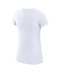 G-iii 4Her by Carl Banks Women's White New York Mets City Graphic Fitted T-Shirt