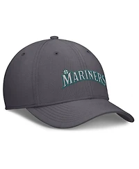 Nike Men's Gray Seattle Mariners Swoosh Performance Flex Hat