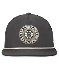 Fanatics Men's Charcoal Boston Bruins Closer Adjustable Hat