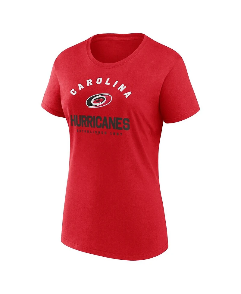 Logo Athletic Women's Red Carolina Hurricanes Unrivaled T-Shirt