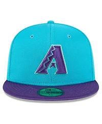 New Era Men's Teal/Purple Arizona Diamondbacks 2025 City Connect Batting Practice 59FIFTY Fitted Hat