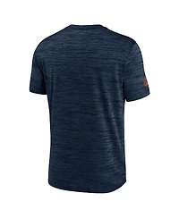 Nike Men's Navy Chicago Bears Sideline Velocity Performance T-Shirt