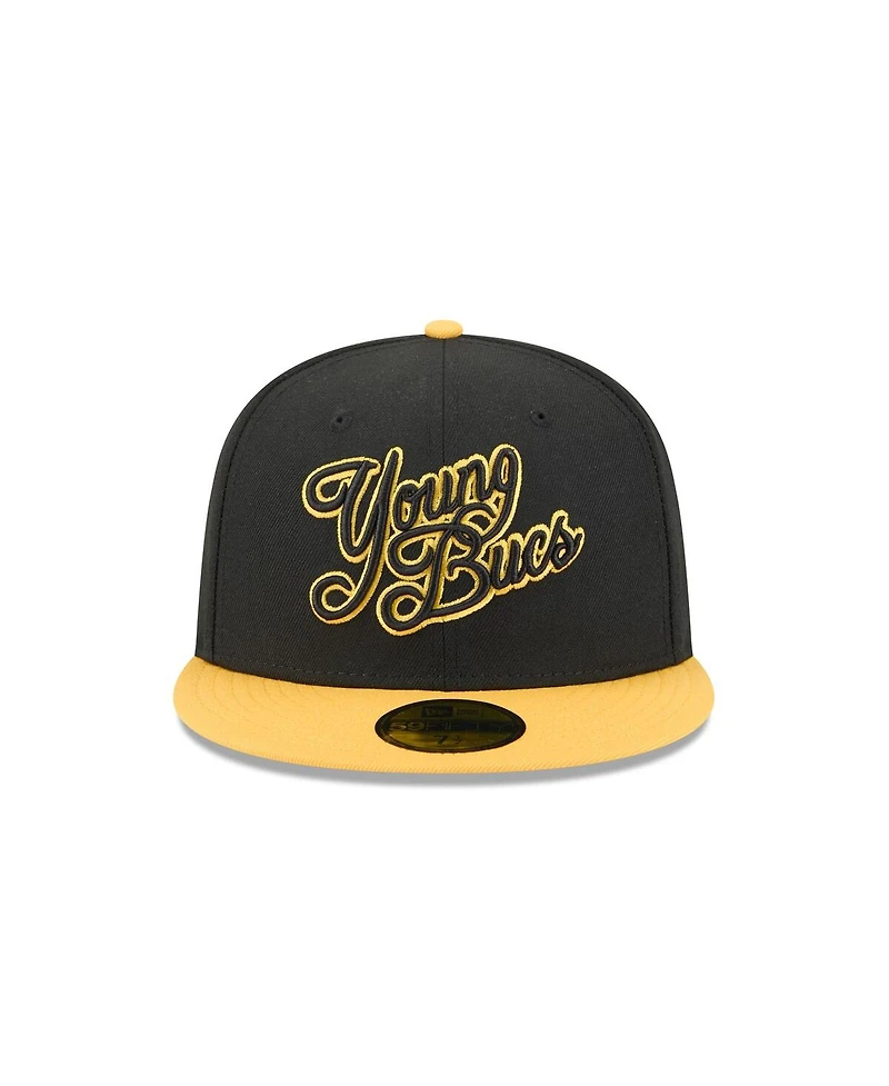 New Era Men's Black Indianapolis Indians Theme Nights 59FIFTY Fitted Hat