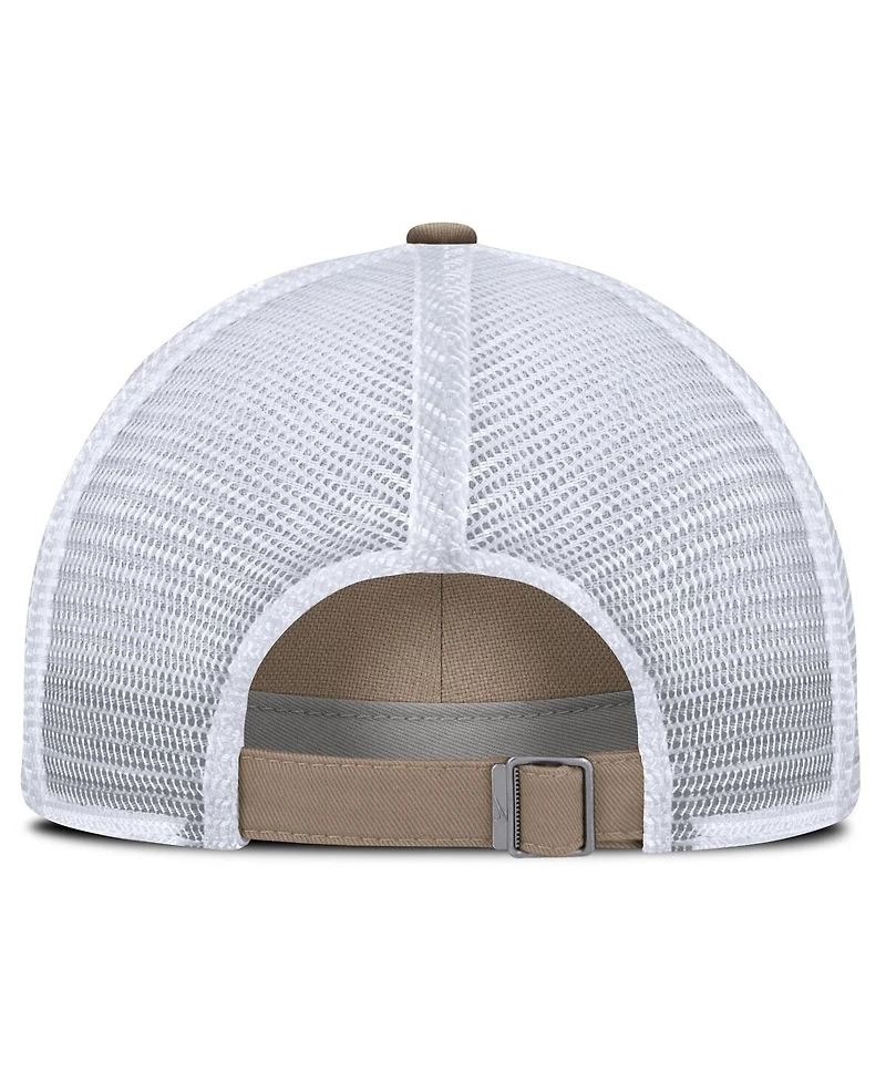 Nike Men's and Women's Khaki/White St. Louis Cardinals Club Trucker Adjustable Hat