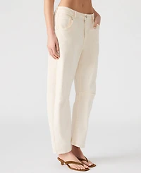 Steve Madden Women's Barrel-Leg Hart Jeans