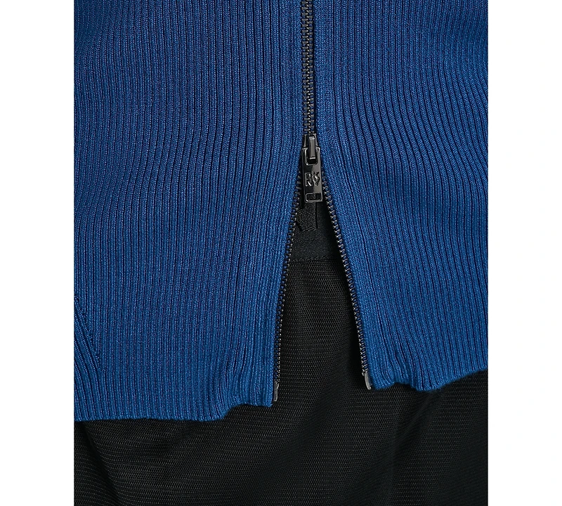 Dkny Women's Two-Way Zipper Sleeveless Sweater